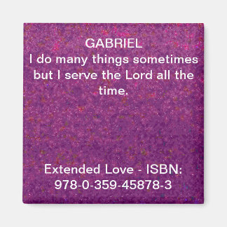 Ik dien de Heer de hele tijd. Magneet