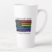 Ik diende bij de Amerikaanse legerveteraan LGBTQ + Latte Mok (Rechts)