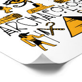 Ik dig Egyptische anticorciënte Egyptenaar Lover Poster (Hoek)