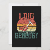 Ik dig Geology Funny  Geoloog Gift Bedankkaart (Voorkant)