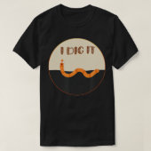 Ik dig het om het luik van de klomp. t-shirt (Design voorkant)