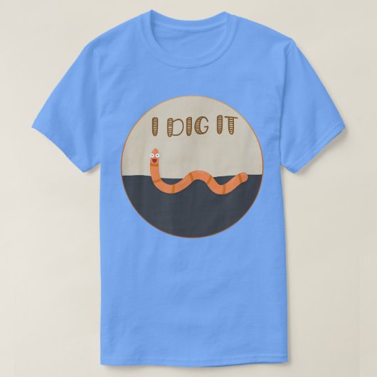 Ik dig het om het luik van de klomp. t-shirt (Design voorkant)