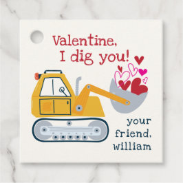 Ik dig je dig Valentijn Favor Tags Bedankjes Labels