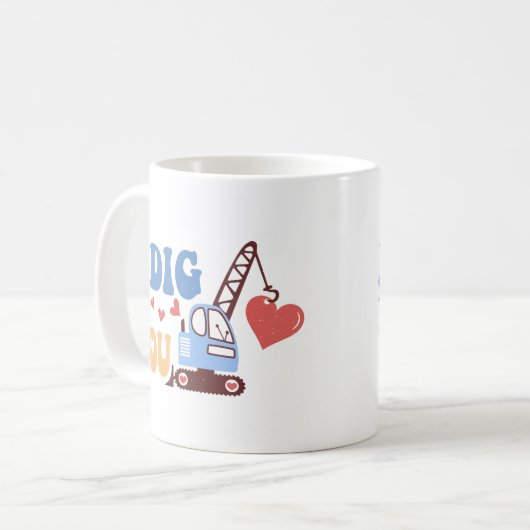 Ik dig je koffiemok (Voorkant links)