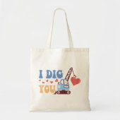 Ik dig je tote bag (Voorkant)
