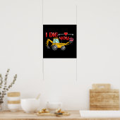 Ik dig je Valentijn Poster (Keuken)