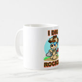 Ik dig Rocks. Mok (Voorkant links)