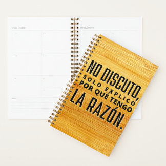 Ik Discussieer Niet, Ik Leg Alleen Uit Waarom Ik G Planner