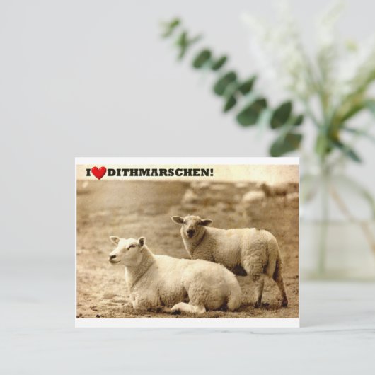 Ik Dithmarschen. Briefkaart (Staand voorkant)