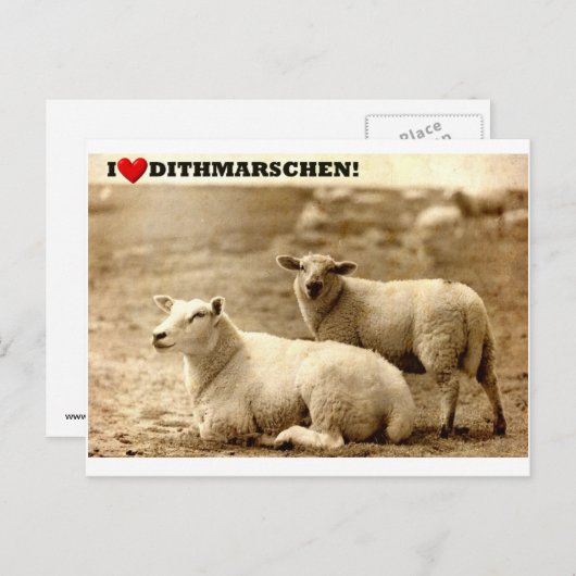 Ik Dithmarschen. Briefkaart (Voorkant / Achterkant)