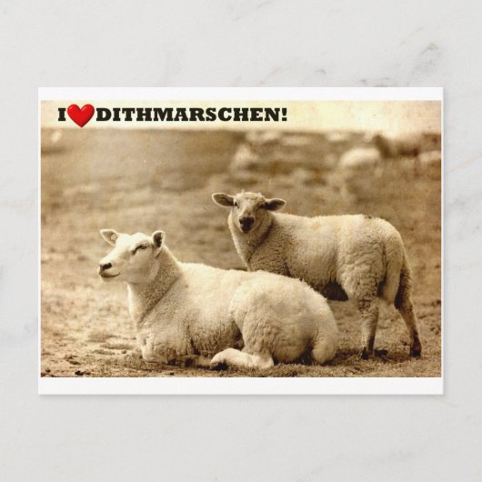 Ik Dithmarschen. Briefkaart (Voorkant)