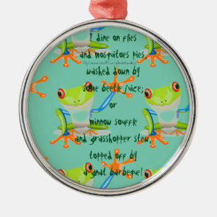 "IK DOE AAN VLIEGEN!" METALEN ORNAMENT