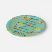 "IK DOE AAN VLIEGEN!" PAPIEREN BORDJE (Gekanteld)