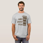 Ik doe Aikido... Raglan T-shirt (Voorkant volledig)