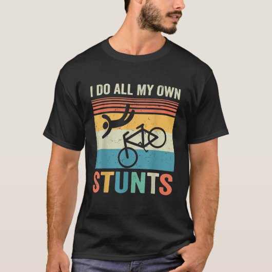 Ik doe al mijn eigen stunts gebroken arm krijgen s t-shirt (Voorkant)