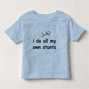 Ik doe al mijn eigen stunts kinder shirts