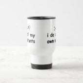 Ik doe al mijn eigen stunts reisbeker (Center)