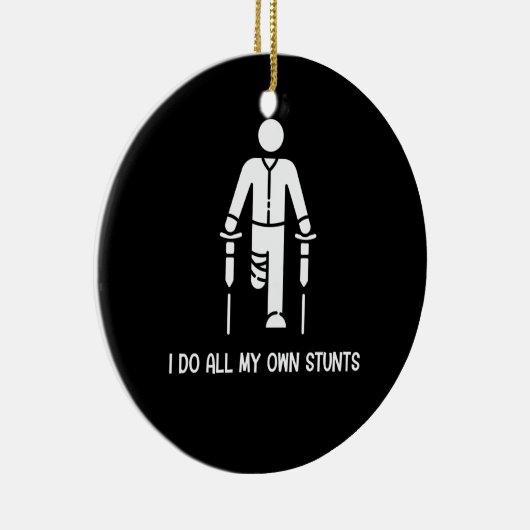 Ik doe al m'n eigen spullen.. keramisch ornament (Rechts)