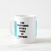 Ik doe alles met een gevoel van bruinheid (doel) koffiemok (Voorkant links)