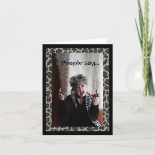 Ik doe alsof het me geen vouwbaar Wenskaart kan sc Kaart