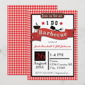 Ik doe Barbecue BBQ koppels bruiloft uitnodiging (Voorkant / Achterkant)