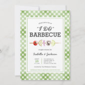 Ik doe barbecue BBQ rustieke bruiloft douche uitno Kaart (Voorkant)