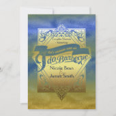 IK DOE BARBECUE BBQ Stranddouche Verloving Kaart (Voorkant)