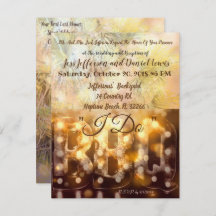 IK DOE BARBECUE WEDDING INVITATION
