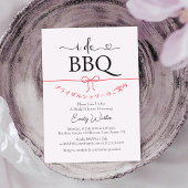 Ik doe BBQ Baby shower Japans Rood Bow Eenvoudig S Kaart