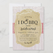 Ik doe BBQ Barbecue Bruids Douche Uitnodiging (Voorkant)