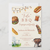 Ik doe BBQ barbeque engagement party Kaart (Voorkant)