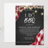 Ik doe BBQ, BBQ Party, BBQ repetitie, VERLOVING Kaart (Voorkant / Achterkant)