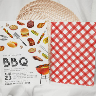 Ik doe BBQ   BBQ Trouwfeest Borrel Kaart