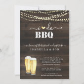 Ik doe BBQ Beer Couples Wedding Shower Verloving Kaart (Voorkant)