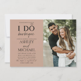 Ik doe BBQ Blush Brown 2 foto eenvoudige script do Kaart