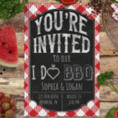 Ik doe BBQ Bridal & Wedding Shower Uitnodiging