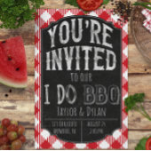 Ik doe BBQ Bridal & Wedding Shower Uitnodiging