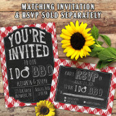 Ik doe BBQ Bridal & Wedding Shower Uitnodiging