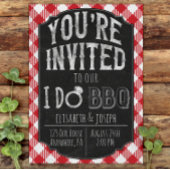 Ik doe BBQ Bridal & Wedding Shower Uitnodiging