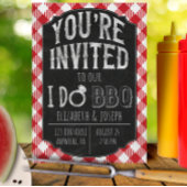 Ik doe BBQ Bridal & Wedding Shower Uitnodiging