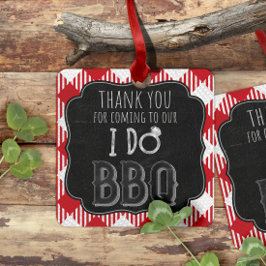 Ik doe BBQ Bruids- & Trouwfeest Bedankjes Labels