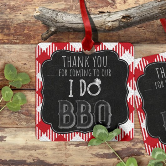 Ik doe BBQ Bruids- & Trouwfeest Bedankjes Labels