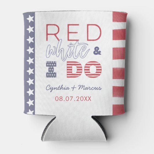 Ik doe BBQ Casual achtertuin bruiloft douche Blikjeskoeler (Voorkant)