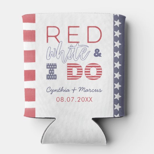 Ik doe BBQ Casual achtertuin bruiloft douche Blikjeskoeler (Achterkant)