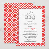 Ik doe BBQ Couples doucheuitnodiging Aankondiging (Voorkant / Achterkant)
