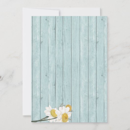 Ik doe BBQ Daisy en Kusthout Vrijgezellenfeest Kaart (Achterkant)