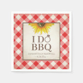 Ik doe BBQ decoratie ideeën Servet (Voorkant)