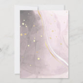 Ik doe BBQ Engagement Party Eucalypts Gold Simple Kaart (Achterkant)