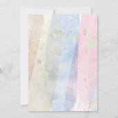 Ik doe BBQ Engagement Party Pastel Brush Kalligraf Kaart (Achterkant)