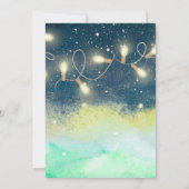 Ik doe BBQ Engagement Party String Light Garden Kaart (Achterkant)